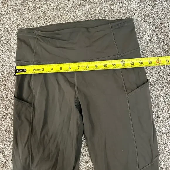 LULULEMON Women's Fast and Free Tight 31" Non-Reflective Size 8 In Dark Olive - Picture 9 of 11